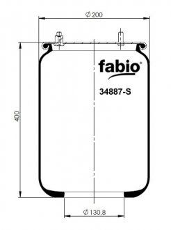 Poduszka pneumatyczna bez palety, (FABIO | 34887-S)