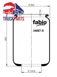 Poduszka pneumatyczna bez palety, (FABIO | 34887-S)