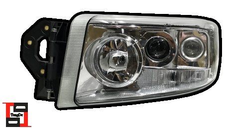 Reflektor r/control biały ze światłem przeciwmgielnym dobry lewy Renault nowy Premium (stempel E-Mark) (5010578451, 7421636295) (TANGDE | td01-58-010al)