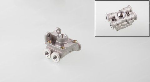 Клапан аварійного/швидкого розгальмування 4-вих. M22&times;1.5 мм / M16&times;1.5 мм 356022011 512088 фото