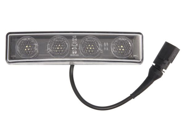 Lampa Pozycyjna Przednia 4-Diodowa Hor 64, 12/24V (Przewod 2X0,75, Okragly - 0,3M)