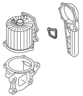 Uszczelka odpowietrznika silnika MERCEDES ACTROS MP4 / MP5, ANTOS, AROCS; SETRA 400, 500 OM470.903-OM473.915 07.11- (ELRING | 444.980)