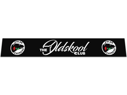 Брызговик на задний бампер с надписью The Oldskool Club (350Х2400) чёрный GPC78 фото