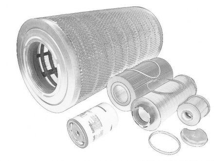 Zestaw kontrolny do konserwacji (filtr adblue, filtr powietrza, pomocniczy filtr oparów, filtr kabinowy, filtr paliwa, filtr oleju) XF 105 -12.12 (DAF | 1892259)
