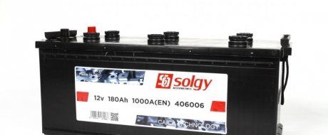 Акумуляторна батарея 180Ah/1000A (514x218x218/+L) (SOLGY | 406006) 2817060-65 фото