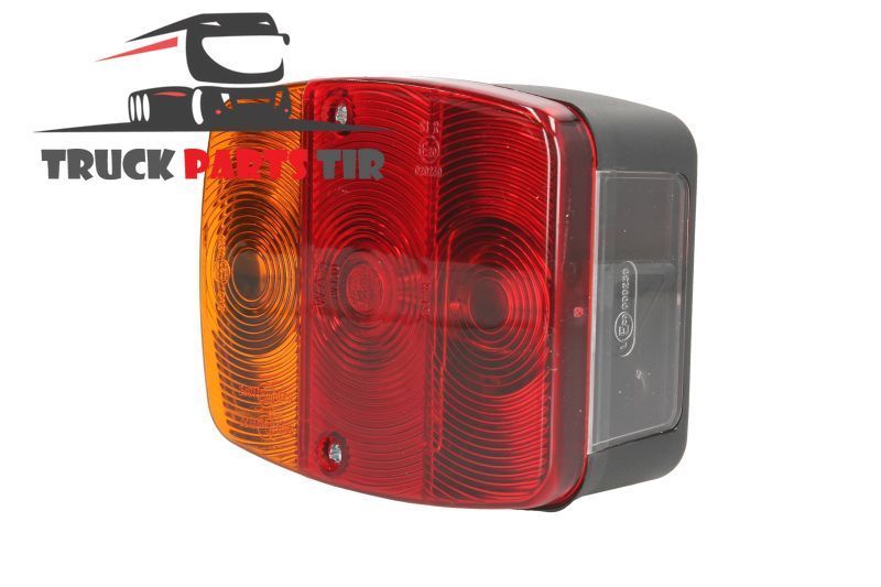 Tylna lampa 4-sekcyjna 12/24V 104&times;99 mm lewa/prawa, 512145