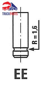 Клапан двигуна (FRECCIA | r6488/SCR) 1976236-22 фото