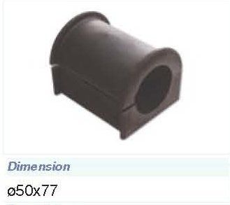Tuleja stabilizatora gumowa SCANIA P/R/T113/R143 zawieszenie na poduszkach d=50; Szer.=90 (mm) (228 483) (Contech | 70658CNT)