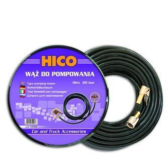 Wąż do pompowania k&oacute;ł motyl + końc&oacute;wka L18M