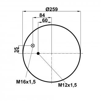 Poduszka pneumatyczna bez palety, (FABIO | 344883-1S)