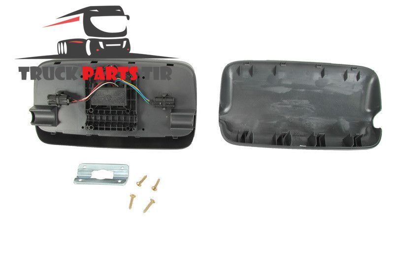Lustro panoramiczne prawe MAN TGA/TGL/TGM R1800 399&times;207 mm regulacja elektryczna z podgrzewaniem 81637306481