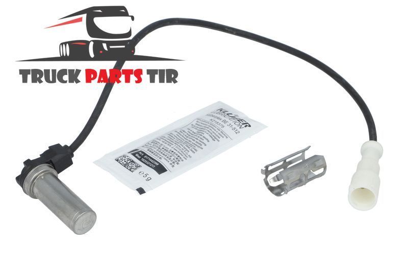 Датчик ABS кутовий DAF 65XF/75XF/85XF/95XF/XF105/LF55 L-400 мм ПЕРЕД./ЗАД. ЛІВ./ПРАВ. (1.2 &Omega;) K144126K50 4410328080 879976 фото