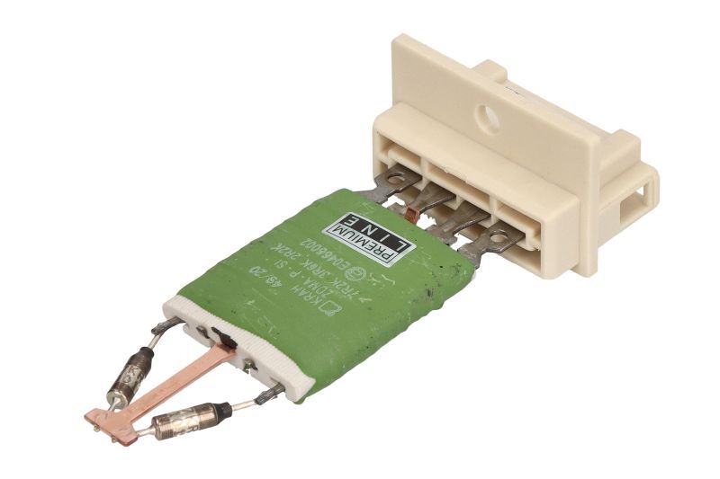 Przełącznik wentylatora wewnętrznego (rezystor, 110 x 46 x 29 mm, 4-pin, 24 V; 24V; 4 piny) MERCEDES ACTROS MP2 / MP3 10.02- (MAHLE / KNECHT | abr 101.000p)