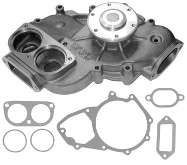 Pompa wody Mercedes (OM 457/458/402/407/427/447/457/460) Imp.: 125x15 mm; Piasta: 108x56x25 mm (457 200 0501, 4572000501) (WASPO | 221-7701)