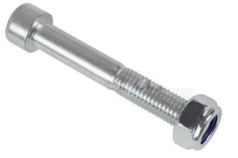 Śruba z gniazdem sześciokątnym M10&times;1.5&times;70 mm z nakrętką samohamowną klasa 8.8 DIN 912 EK126