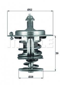 Termostat układu chłodzenia (82°C) FORD RANGER; FORD USA SONDA II; MAZDA 2, 3, 323 F V, 323 F VI, 323 II, 323 P V, 323 S V, 323 S VI, 6, 626 IV, 626 V, B-SERIE, BT-50, CX-5, CX-7 1.1- 3.0D 11.80- (MAHLE/KNECHT | tx 71 82 d)