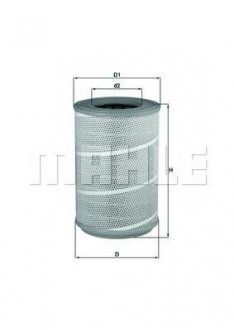 Filtr powietrza (element filtrujący) SCANIA 4, P,G,R,T DC09.108-OSC11.03 05.95- (MAHLE / KNECHT | lx 604/1)