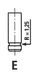 Клапан IN RENAULT MASTER 3.0DCI 03- OPEL MOVANO 3.0DTI 03- (FRECCIA | r6282SCR) 2302629-22 фото 2