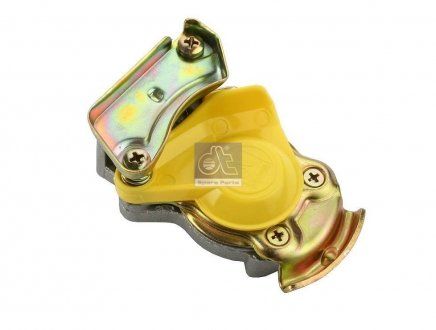 Złącze pneumatyczne (klamka drzwi, rozmiar gwintu M22x1,5mm, kolor żółty, zastosowanie w przyczepie) (DT | 4.60135)