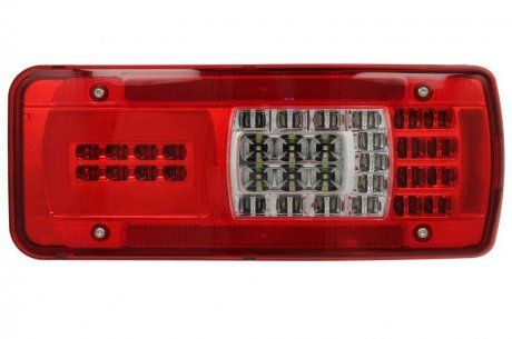 Задній ліхтар ліва LC11 (LED, 24В, з підсвічуванням номера, відбивач, бокові зазори, (EN) socket HDSCS 8 pin z tylu) IVECO STRALIS 02.02- (VIGNAL | 160140) 2679005-173 фото