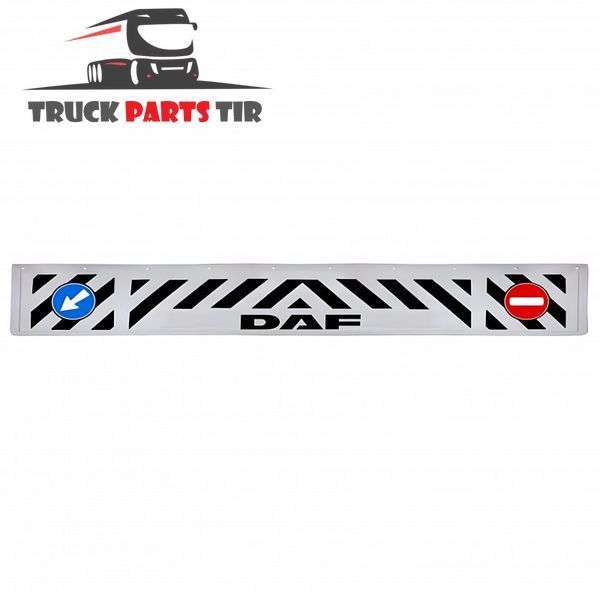 Tylny chlapacz z tłoczonym logo &bdquo;DAF&rdquo; biały 1 gat. (350&times;2400)