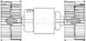Silnik wentylatora (24V) MERCEDES ACTROS MP2 / MP3 10.02- (MAHLE / KNECHT | od 87.000p)