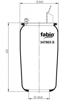 Poduszka pneumatyczna bez palety, (FABIO | 347803-S)