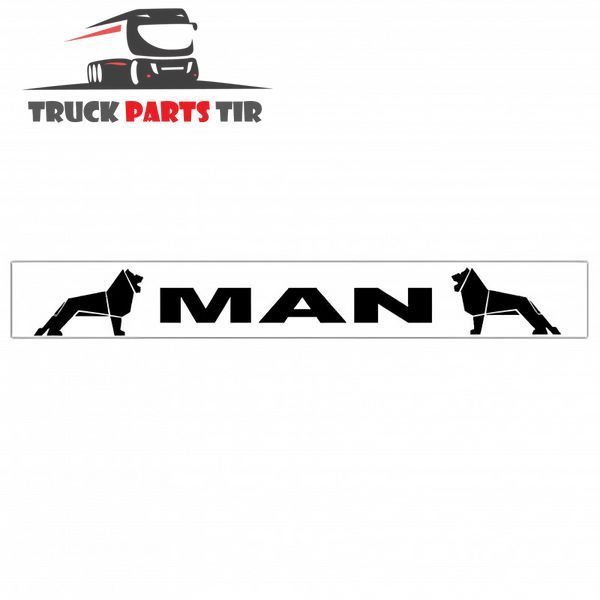 Chlapacz tylny z logo &bdquo;MAN&rdquo; biały (350&times;2400)