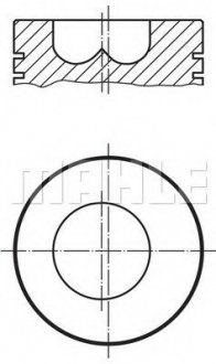 Поршень (MAHLE / KNECHT | 009 89 02) 1962288-173 фото