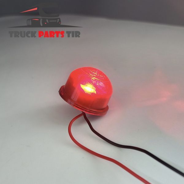 Светодиодный LED элемент красный 12&ndash;24V мини в рожок FR1601R фото