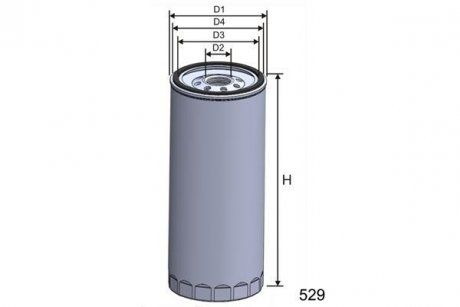 Filtr oleju (MISFAT | z288)
