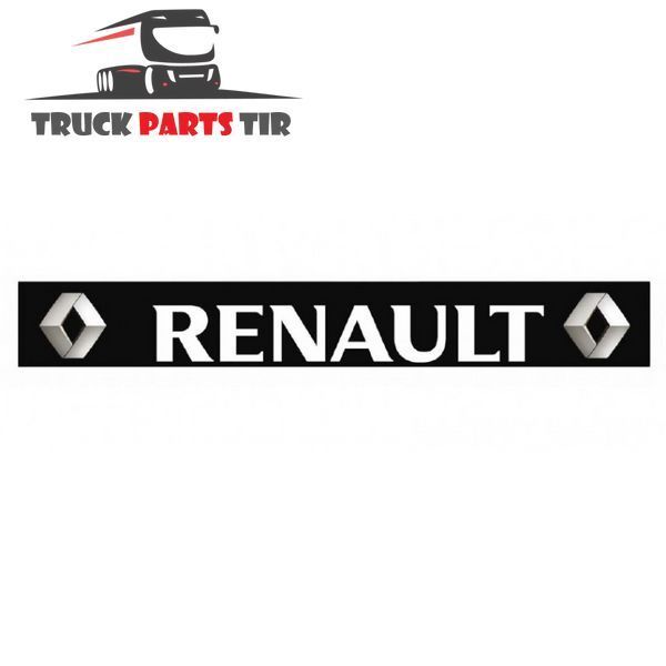 Chlapacz tylny z logo &bdquo;RENAULT&rdquo; czarno-biały (2400&times;350)