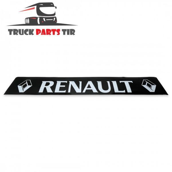 Chlapacz tylny z logo &bdquo;RENAULT&rdquo; czarno-biały (2400&times;350)
