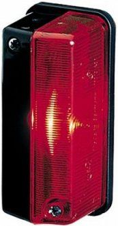 Światło pozycyjne lewe/prawe (czerwone) MAN F2000, F90, F90 UNTERFLUR, L2000, M90, TGL I 07.86- (HELLA BEHR | 9EL 132 215-011)
