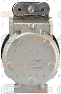 Компрессор кондиционера MERCEDES ATEGO, ATEGO 2, ECONIC, LK/LN2, VARIO 4.2D/4.3D/6.4D 03.96- (HELLA BEHR | 8FK351 004-611) 4538813-182 фото