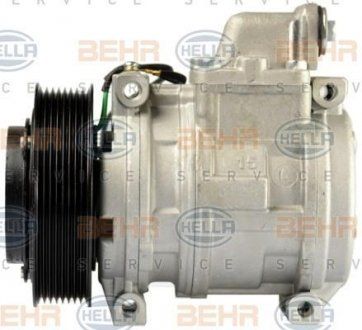 Компрессор кондиционера MERCEDES ATEGO, ATEGO 2, ECONIC, LK/LN2, VARIO 4.2D/4.3D/6.4D 03.96- (HELLA BEHR | 8FK351 004-611) 4538813-182 фото