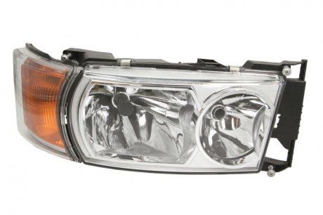 Фара левая (4*LED/D1R/H7/P21W/T4W, электрический, (EN) chrome, with indicador, with converter) SCANIA P,G,R,T 01.03- (GIANT | 131-SC01310AL) 3018825-173 фото