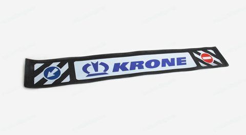 Fartuch przeciwbłotny naczepy 2400&times;350 mm tylny uniwersalny z napisem Krone (tłoczony)