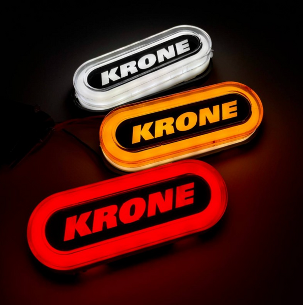 Фонарь габаритный жовтий Krone Неон 24v LED 9822KS фото