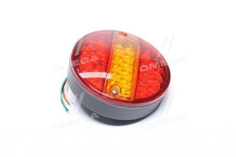 Фонарь задний круглый LED (красный-желтый) с указателем поворота (TEMPEST | tp 97-27-95) 3831154-2 фото