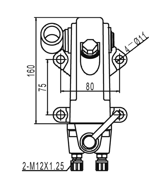 Pompka podnoszenia kabiny DAF LF 45/55 14017471