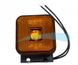 Lampa obrysowa (LED) 12V/24V boczna kwadratowa pomarańczowa (WAS | 302Z)