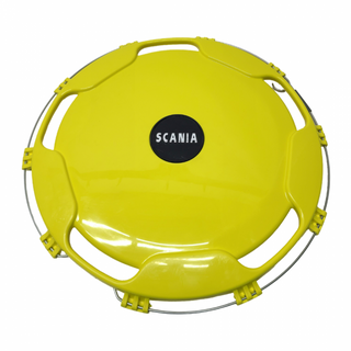 Kołpak na tylne koło 22,5" ż&oacute;łty z logo SCANIA