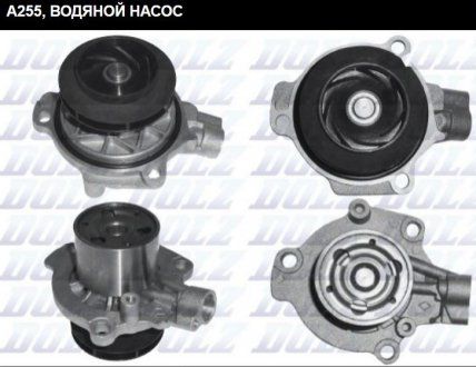 Водяной насос VAG A1/A3/A4/A5/A6/Q2/Q3/Q5/TT/Octavia/Golf/Jetta/Passat 1,6-2,0TDI 08 (DOLZ | a255) 3235258-22 фото