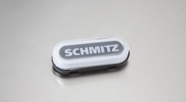 Ліхтар габаритний овал НЕОН напис "SCHMITZ" білий MG101598 фото