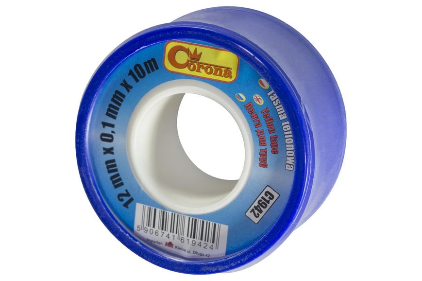 Изолента Corona 12Mm*0.1Mm L-10M (Тефлонова) 886201 фото