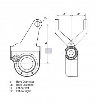 Regulator hamulca prawy SCANIA 3, 3 BUS, 4, K, P,G,R,T, TOURING 01.88- (DT | 1.18634)