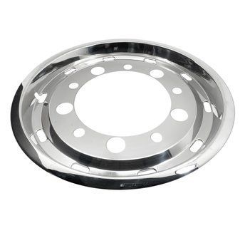 Osłona tarczy koła przedniego o średnicy 22,5" 130*30 mm wykonana ze stali nierdzewnej