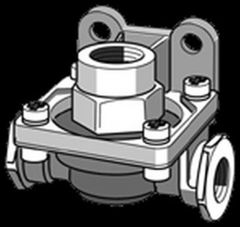 Багатоходовий клапан M22x1,5 (швидкозаймовий клапан) (Knorr-Bremse | kx 2552/3) 2547235-173 фото