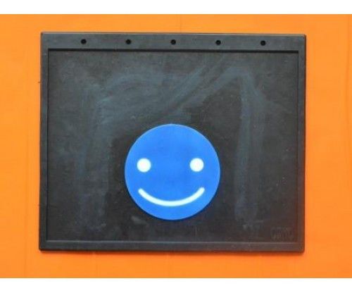 Chlapacz smiley niebieski prosty napis (400x320)